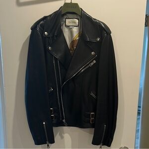 Gucci Black Leather Jacket